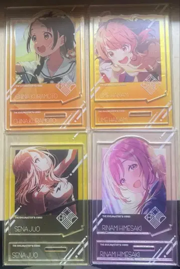 학원 아이돌 마스터 포토 스타일 아크릴 스탠드 묶음 판매