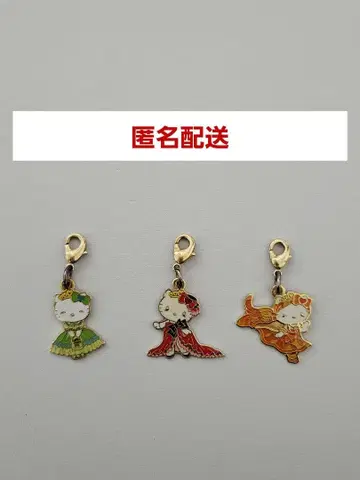 헬로키티 지퍼 마스코트 2008년 USJ 한정판 참