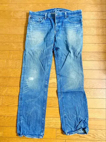 데님&서플라이 랄프 로렌 데미지 데님 패치워크 청바지