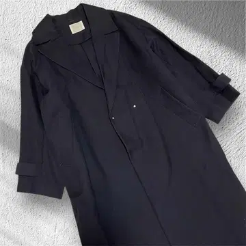 IENA 이에나 오버 사이즈 코트 블랙 일본제 면 100%