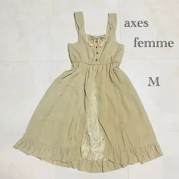 [ 미사용 새상품 ] axes femme 슬리브리스 원피스 M