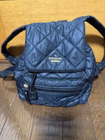 케이트 스페이드 퀼팅 백팩 블랙