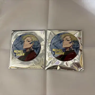 블루 록 에고전 홀로그램 금박 캔뱃지 미하엘 카이저