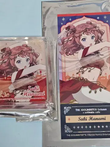 학원 아이돌 마스터 애니카페 하나미 사키 코롯타 티켓 카드