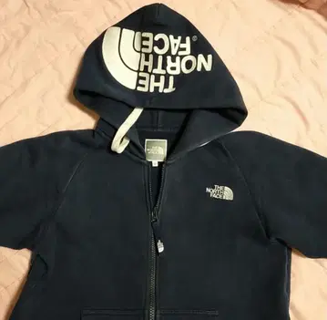 THE NORTH FACE 네이비 후드 부착 후드티