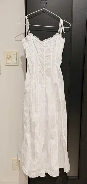 착용 있음 ZARA 화이트 원피스 어깨 리본