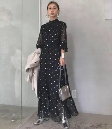 AMERI SPARKLE DOT DRESS