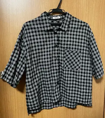 M 사이즈 and myera 체크 셔츠