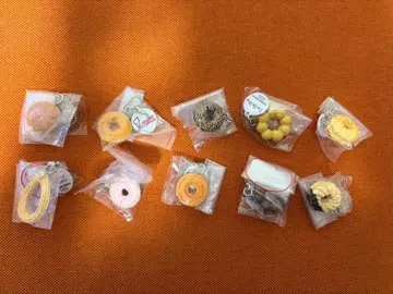 미스터 도넛 캡슐 토이 스트랩 10종류 컴플리트 세트