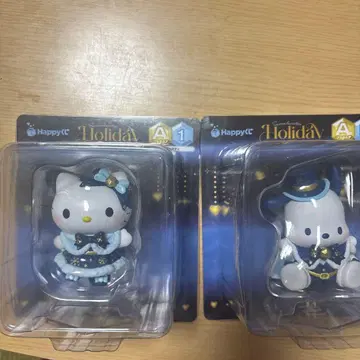 헬로키티 포차코 피규어 2체 세트