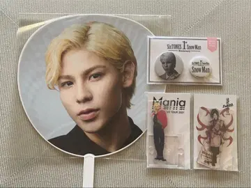 Snow Man 부채, 아크릴 스탠드, 캔뱃지 세트 라울