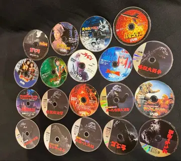 고질라 DVD 컬렉션 여러 장 19장 세트 케이스 없음
