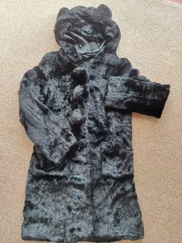 곰돌이 코트 제인 마플 블랙