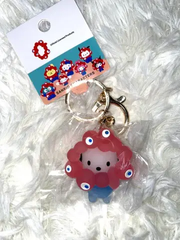 오사카 간사이 만박 산리오 미야쿠미야쿠 클리어 키링 포차코