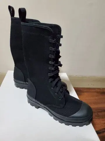 Y's RED Lable 캠퍼스지 롱 부츠(블랙)