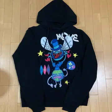 CREATE 2MRW 후드티 후디 빅 자수 블랙 XL