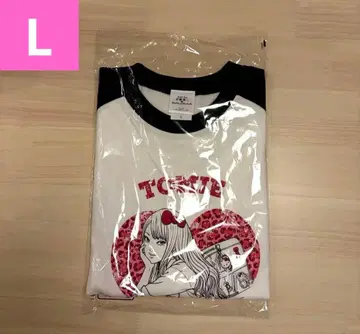 이토 준지 산리오 래글런 T셔츠 갸루 토미에 헬로키티 L 사이즈