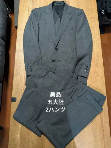 A4 고타이리쿠 2팬츠 그레이 수트