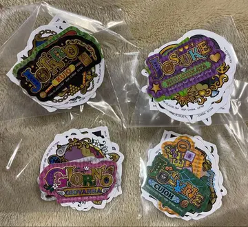 제일복권 죠죠 월드 스티커 4종