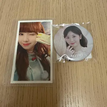 NiziU 미이히 캔뱃지 트레이딩 카드