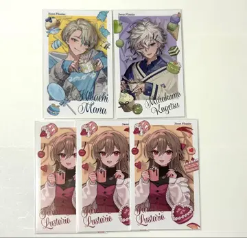 히바치 마나 무라쿠모 카게츠 Sweet Floaties 폴라로이드풍 카드