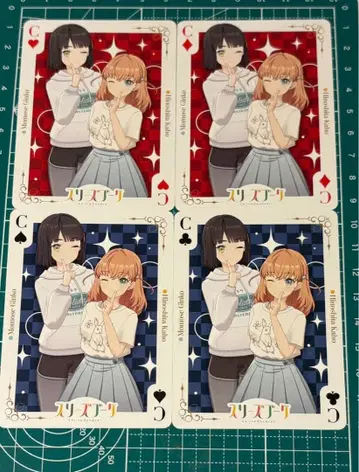 러브 라이브 하스노소라 5th 트럼프풍 카드 스리즈 부케 4종 세트