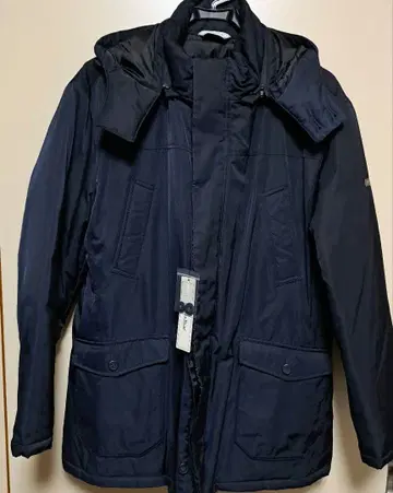 골든 베어 골든 베어 솜 하프 코트 네이비 LL