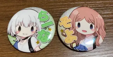 뱅드림 캔뱃지 2개 세트