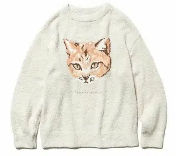 gelato pique 파우더 고양이 자카드 풀오버 룸웨어 홈웨어
