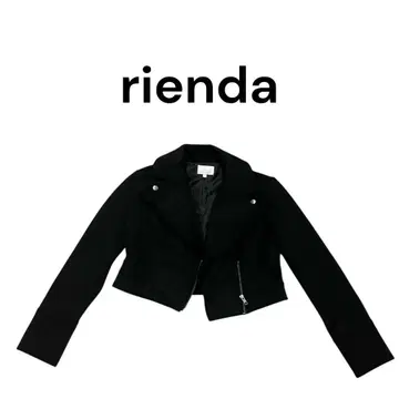 rienda 블랙 라이더 자켓