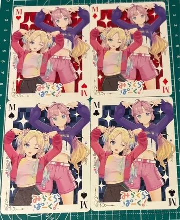 러브 라이브  5th 트럼프풍 카드 미라클 파크! 4종 세트