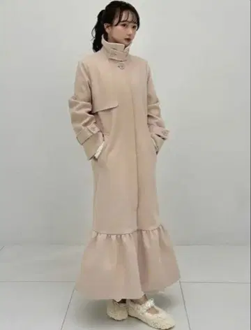 pomiii 머메이드 롱 코트