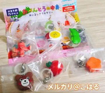 도시락 내용물 메지루시 액세서리 총 6종 컴플리트