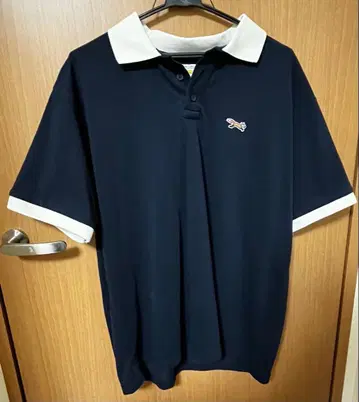 PENNEYS 별주 THE FOX 로고 와펜 자수 사슴 배색 피케 셔츠