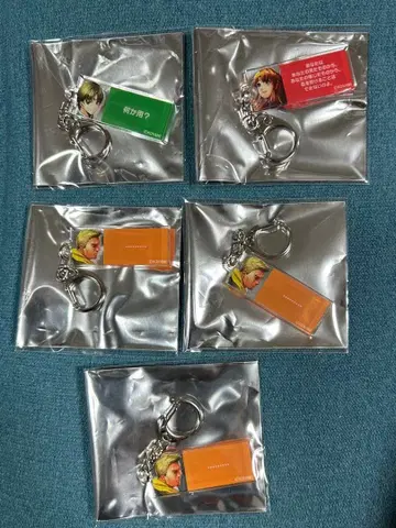 환상수호전 블라인드 대사 키링 모음