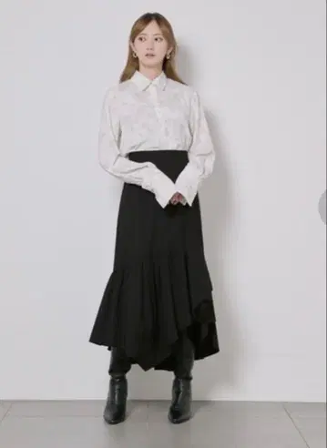 SNIDEL 더블 커프스 셔츠