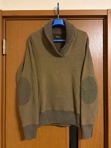 L.L.Bean 올리브 그린 맨투맨 스웨터 S 숄카라