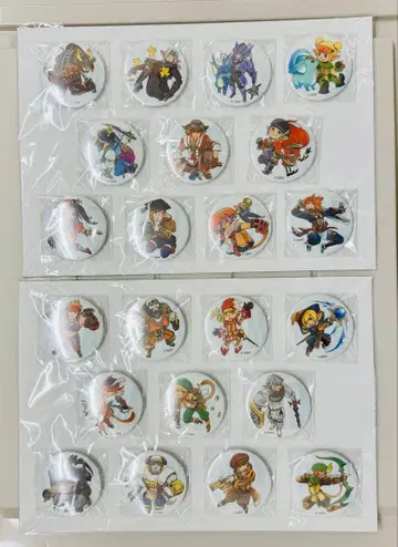 새상품 파이널 판타지 11 캔뱃지 컬렉션 프리실라 키링 포함