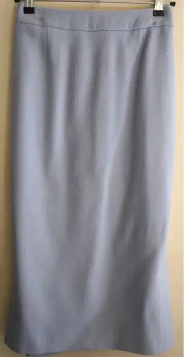 에스트네이션 울 블루 슬릿 타이 스커트