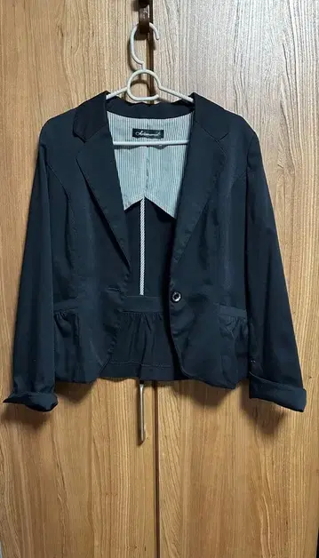 블랙 테일러드 자켓 썸머 자켓 여름용 L