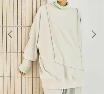 택 포함 새상품 LEPSIM 아지메 절개 풀오버 그레이지