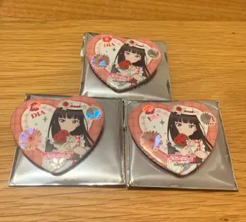 aqours GIGO 하트 캔뱃지 쿠로사와 다이아 3개 묶음 판매