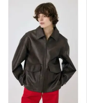 MOUSSY FAUX LEATHER OVER 자켓