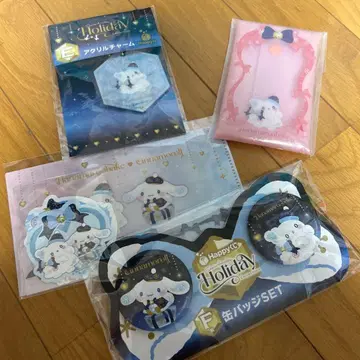 산리오 캐릭터즈 Happy 복권 하나마루 유령 & 시나모롤 스티커