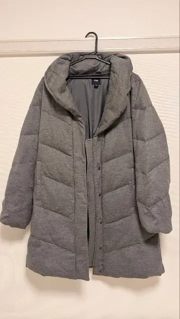 갭 M 다운 코트 울 혼방 갭
