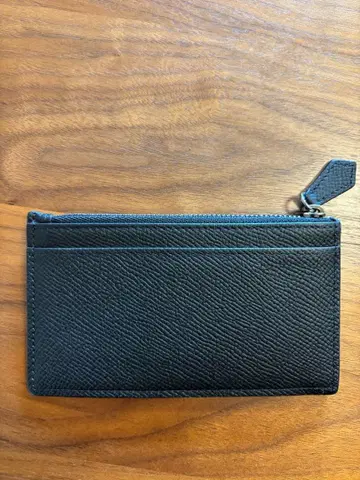 BONAVENTURA 미니 지퍼 지갑 슈링크 가죽