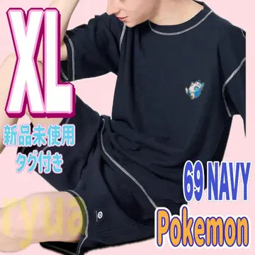 XL 사이즈 새상품 GU Pokemon 라운지 세트 카비곤 네이비
