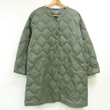 유니클로 울트라 라이트 다운 릴랙스 코트 XS 올리브