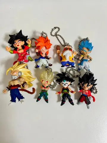 드래곤볼 UDM 스트랩 8종 세트