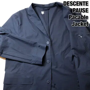 DESCENTE PAUSE Pacable 재킷 네이비 데상트